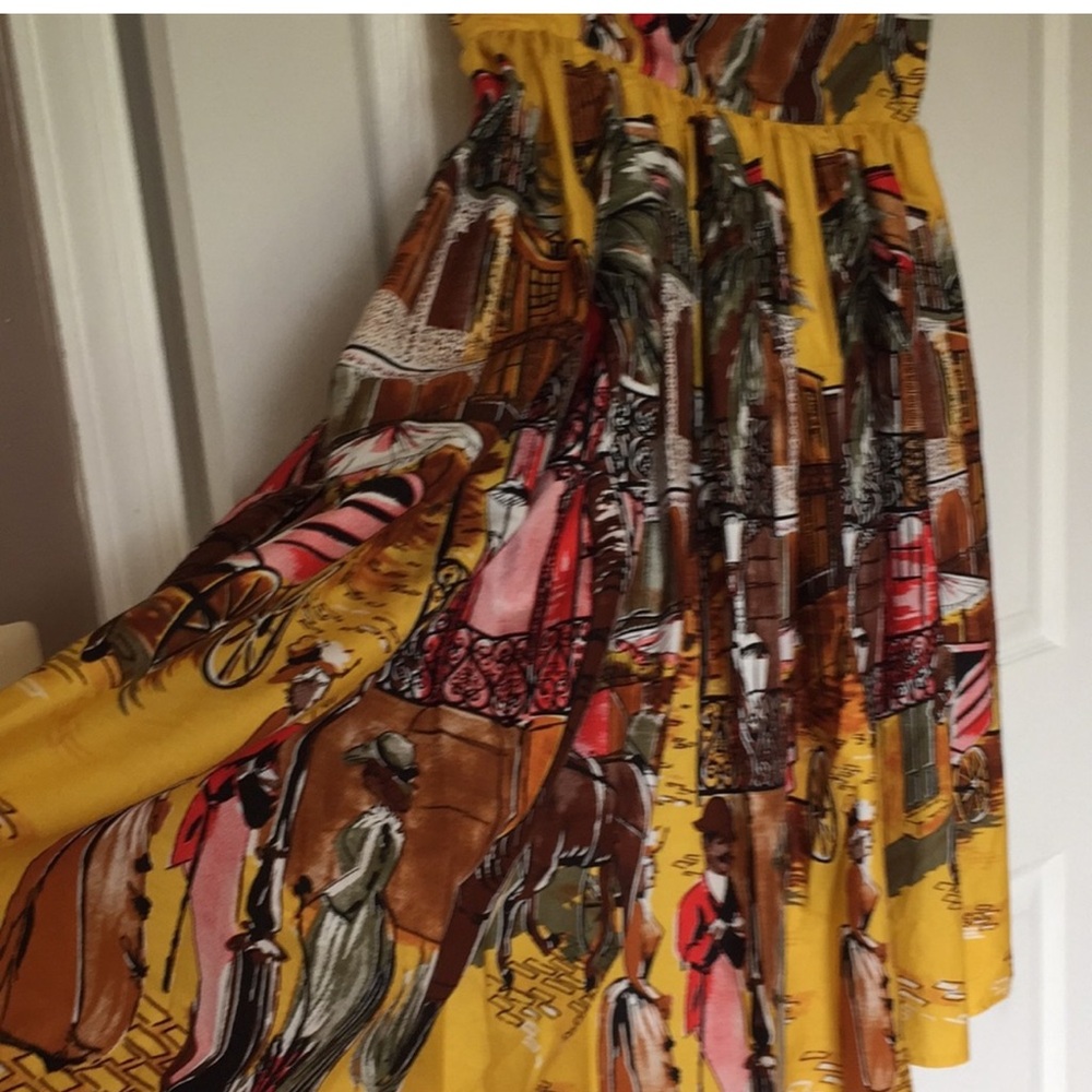 Trashy Diva French Quarter print gathered skirt 14